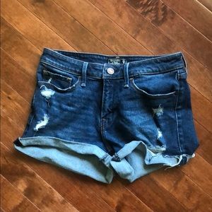 Blue jean shorts